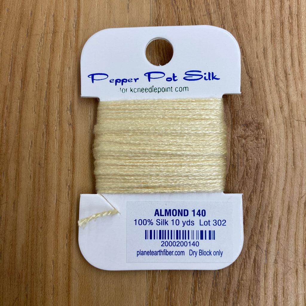 Pepper Pot Silk Card 140 Almond - KC Needlepoint