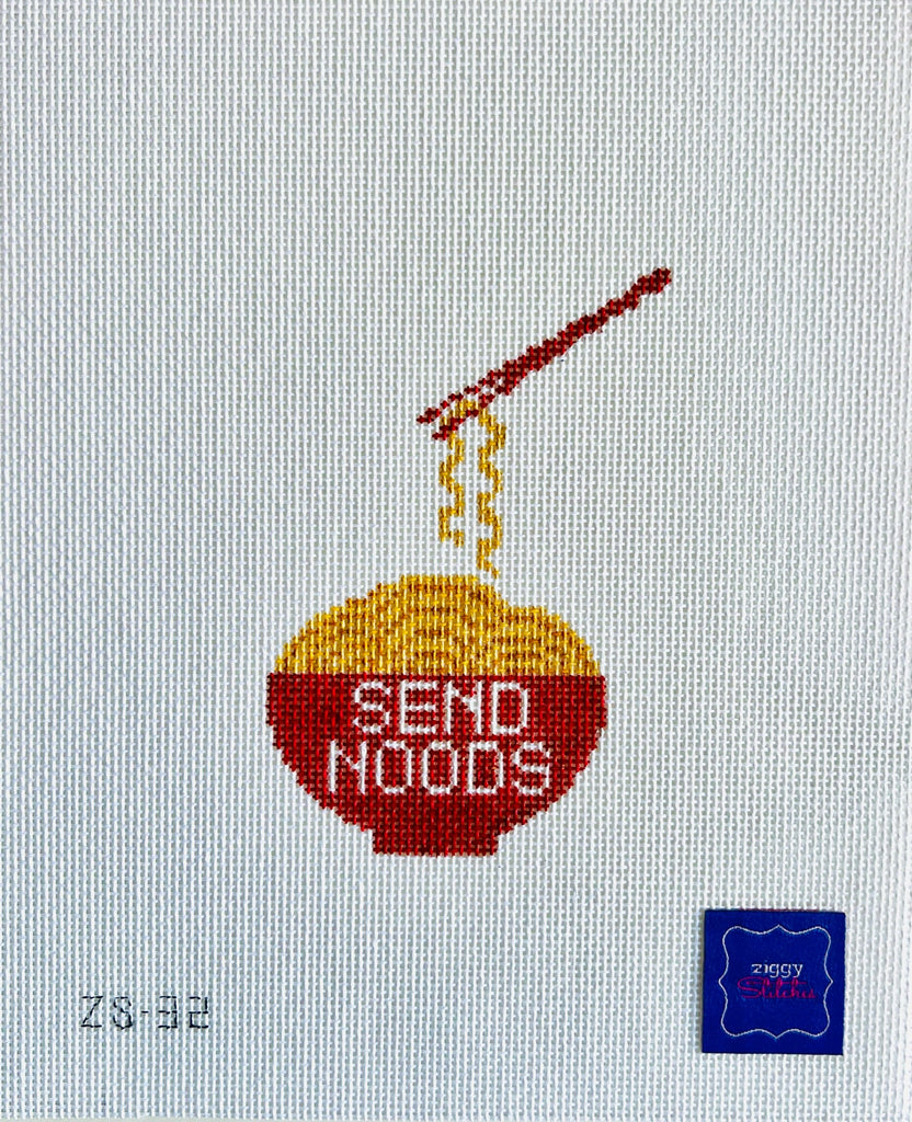 Send Noods Canvas - KC Needlepoint