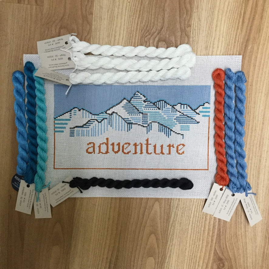 Adventure Needlepoint Kit - needlepoint