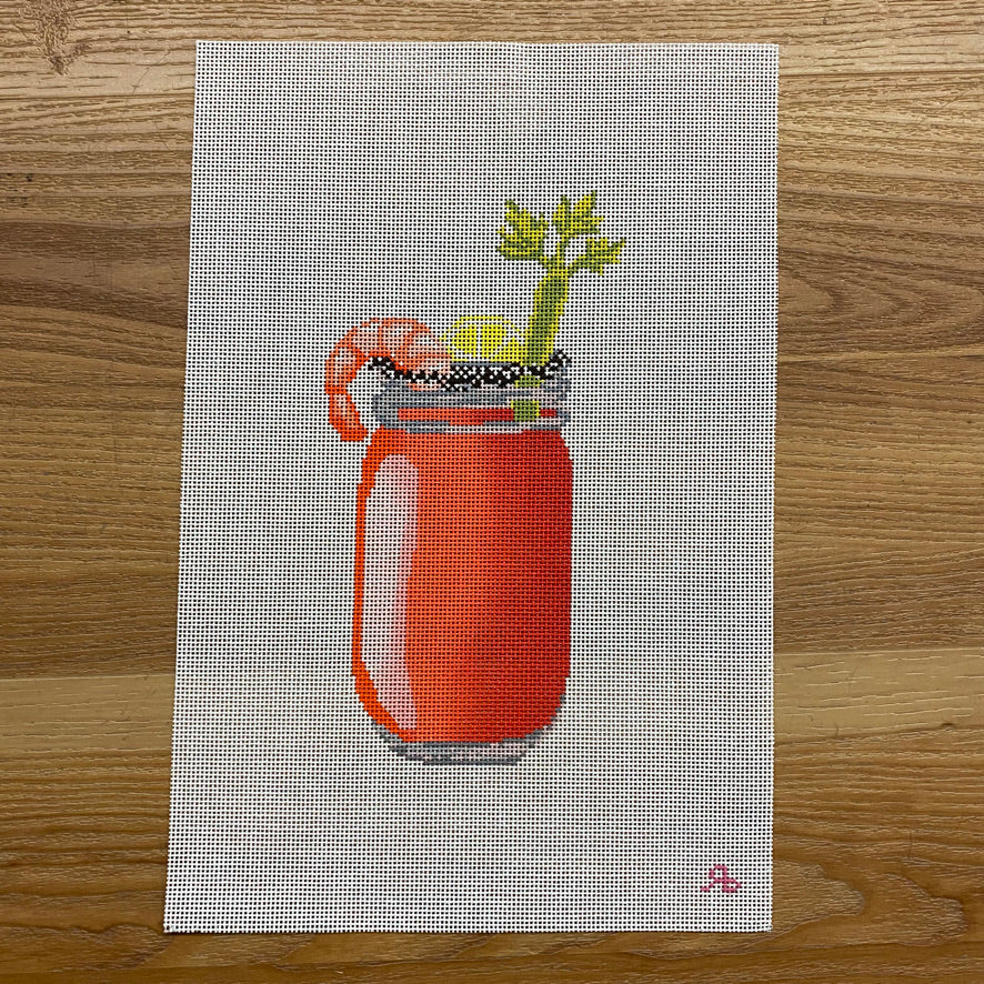 Bloody Mary Canvas - KC Needlepoint