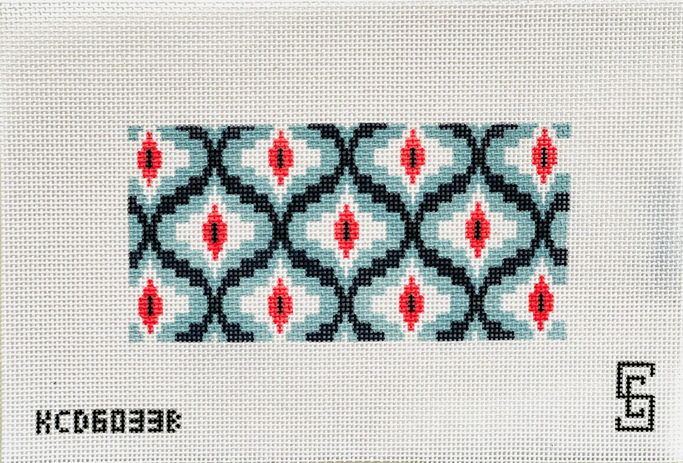 Bargello Eyeglass Case Canvas - KC Needlepoint