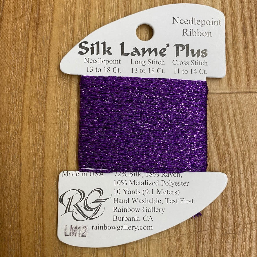 Silk Lamé Braid Plus LM12 Purple - KC Needlepoint