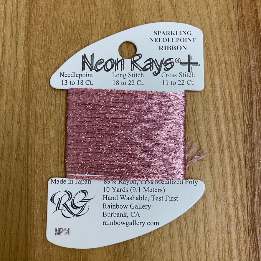 Neon Rays+ NP14 Hot Pink - KC Needlepoint