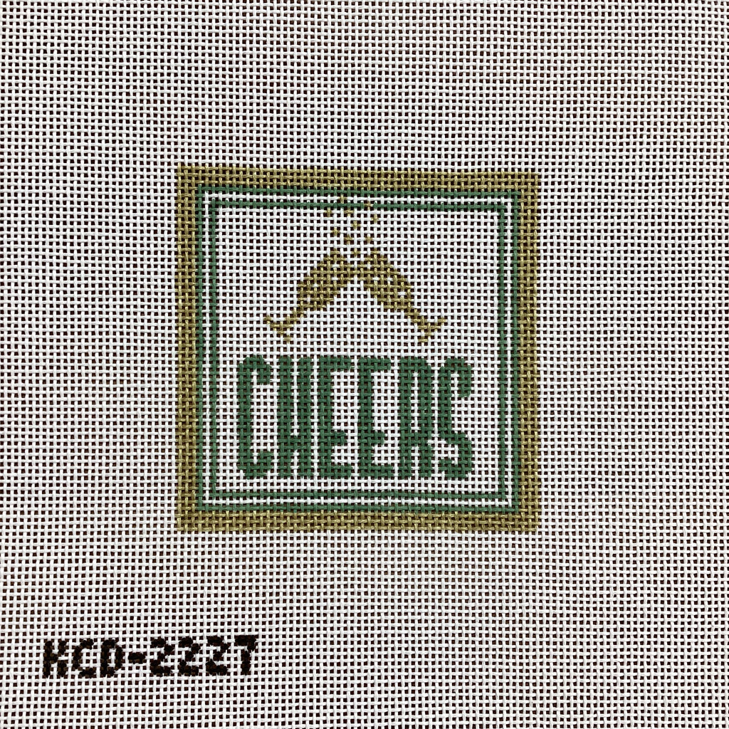 Cheers Square Canvas - KC Needlepoint