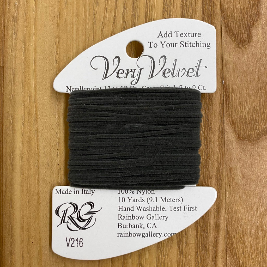 Very Velvet V216 Dark Gray - KC Needlepoint