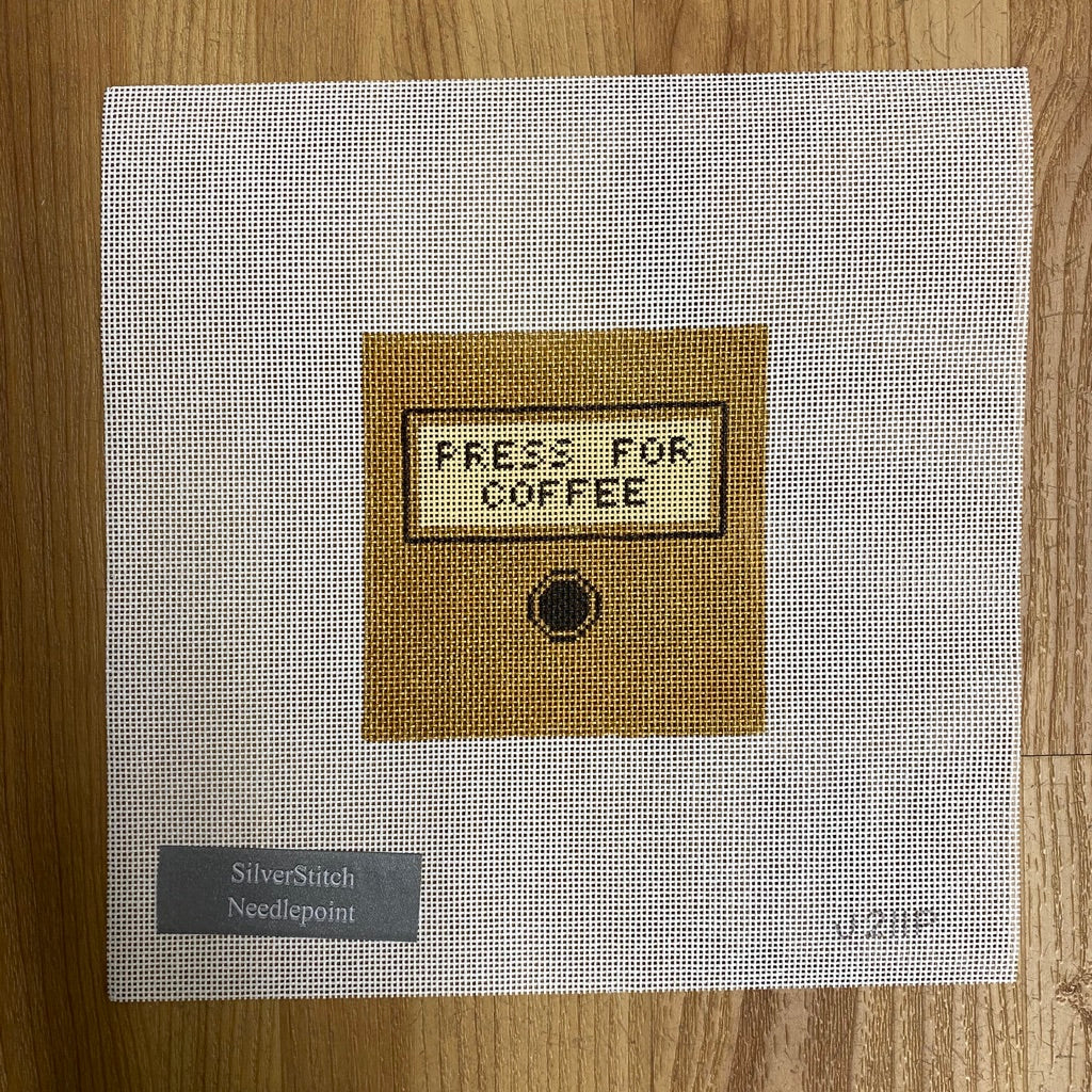 Press for Coffee Canvas - KC Needlepoint