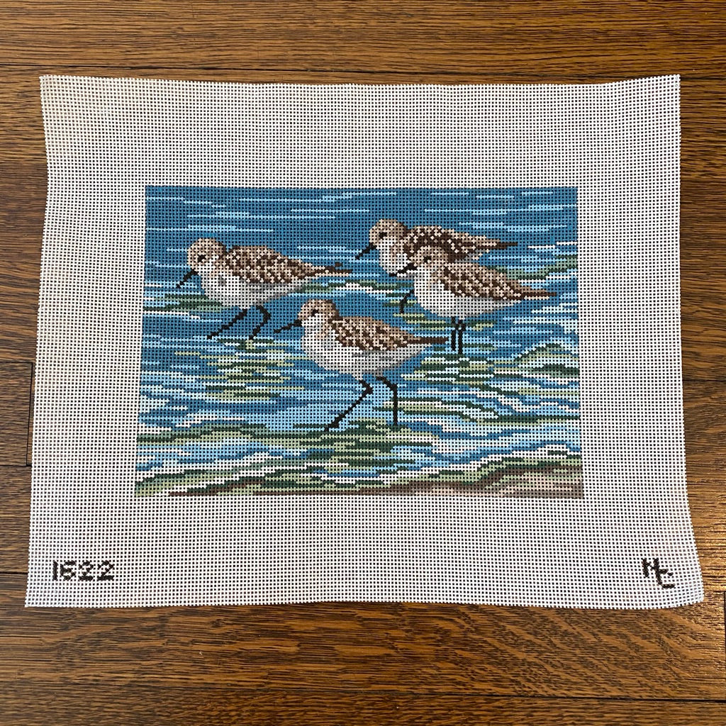 Sanderlings Canvas - KC Needlepoint