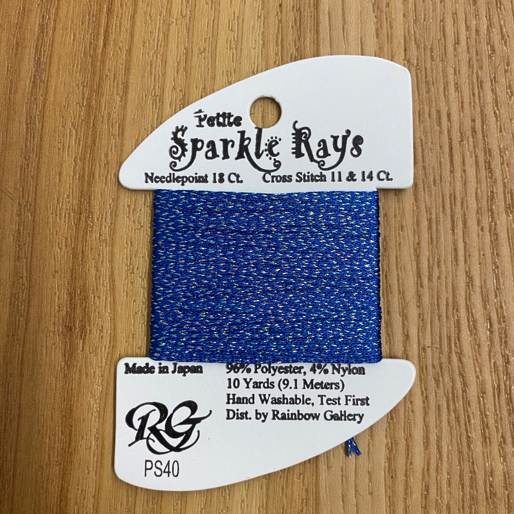 Petite Sparkle Rays PS40 Dark Cornflower - needlepoint
