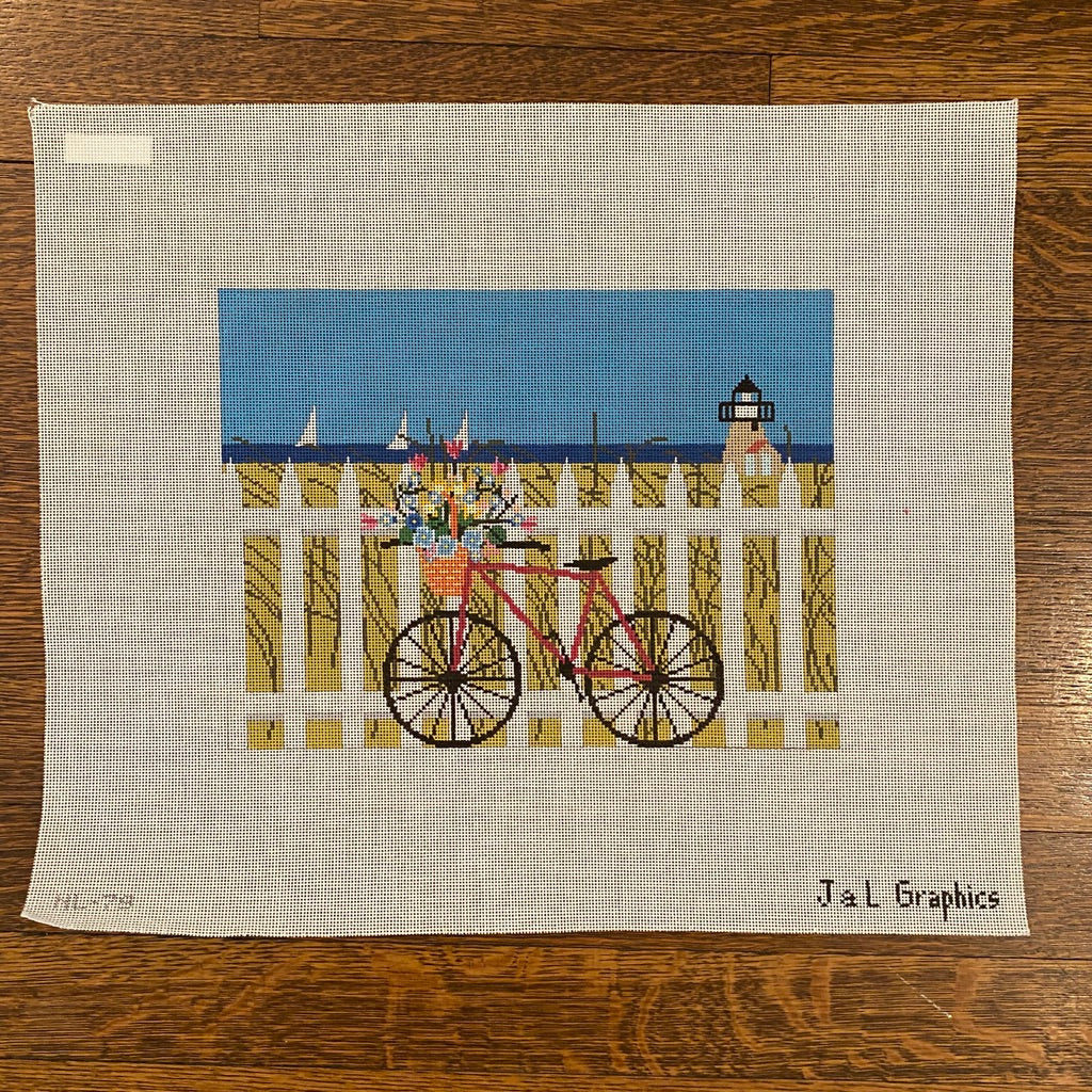Maine Transportation Needlepoint Canvas - KC Needlepoint