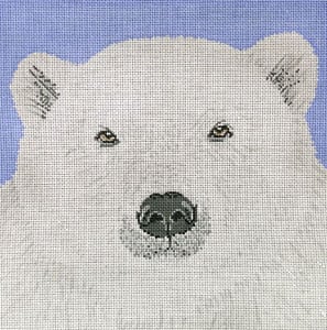 Polar Bear Canvas - KC Needlepoint