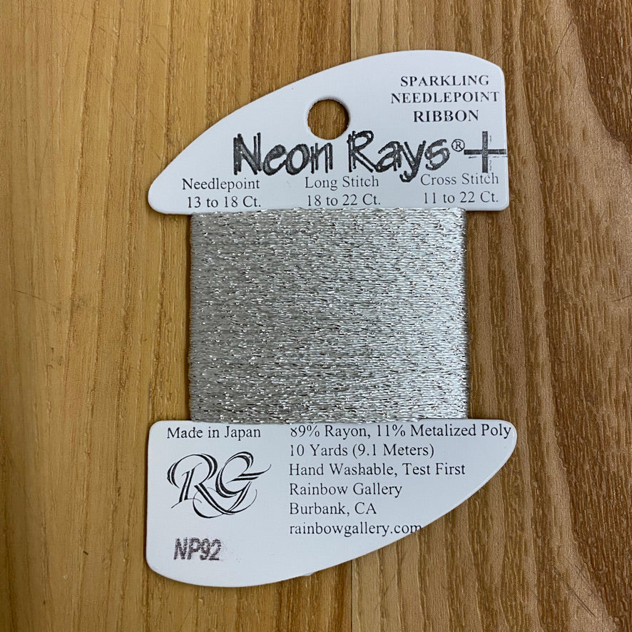 Neon Rays+ NP92 Silver - KC Needlepoint