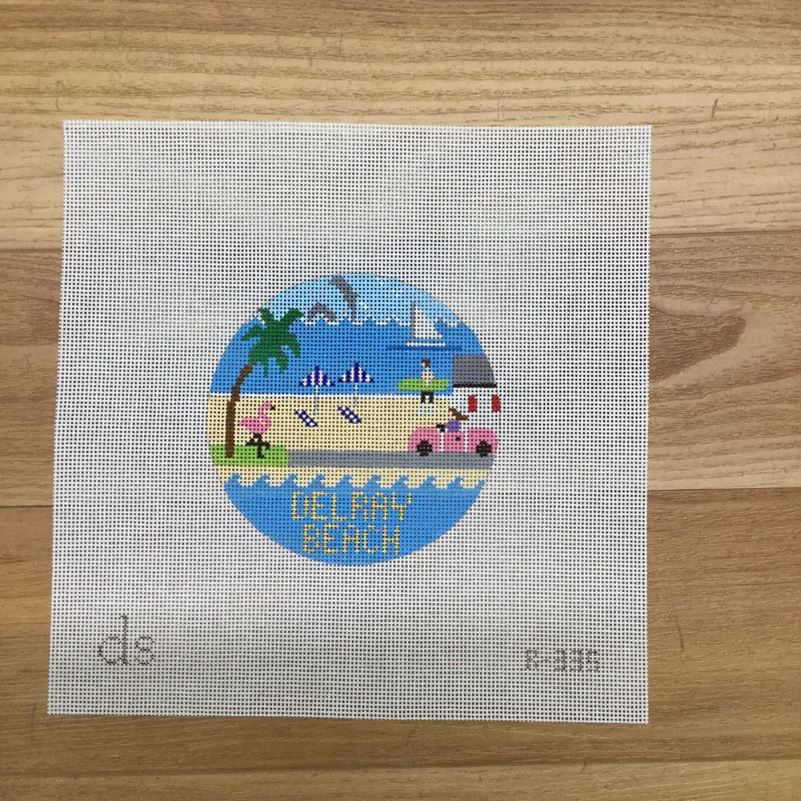 Beach/Lake KC Needlepoint