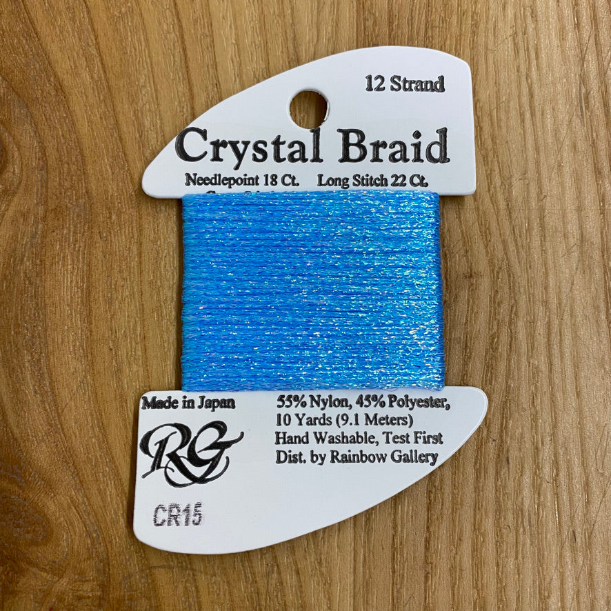 Crystal Braid CR15 Blue Pearl - KC Needlepoint
