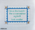 I Love the Beach... Canvas - KC Needlepoint
