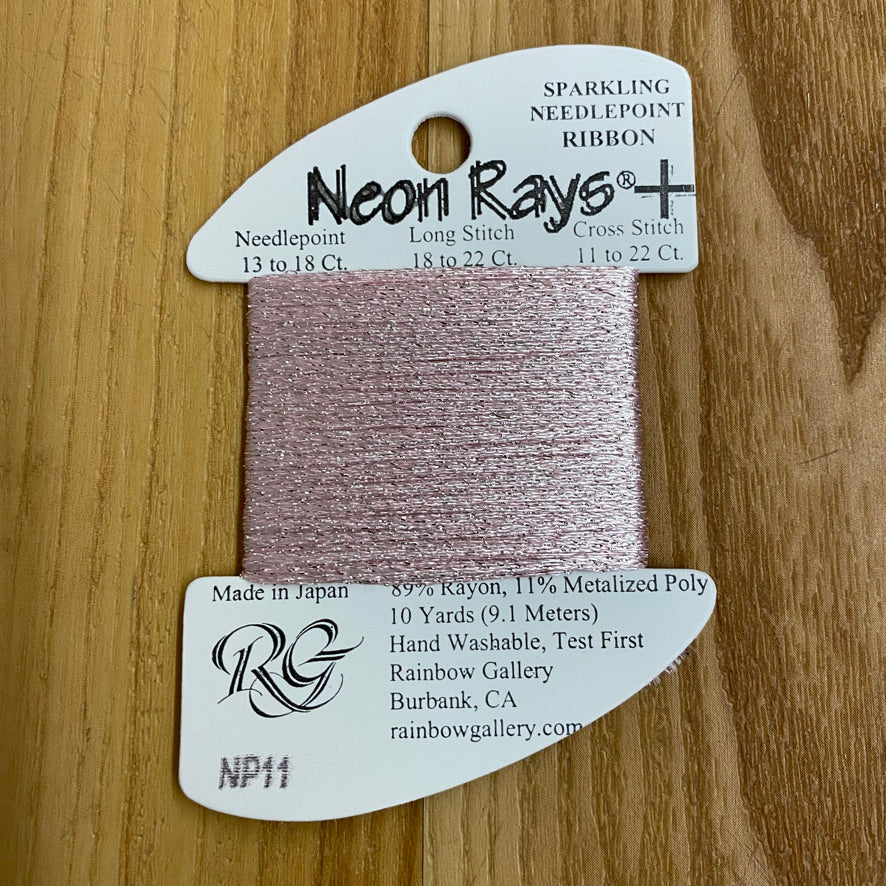 Neon Rays+ NP11 Pale Pink - KC Needlepoint