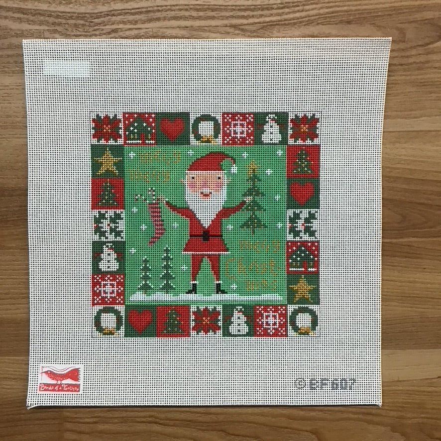 Merry Merry Pillow Canvas | KC Needlepoint