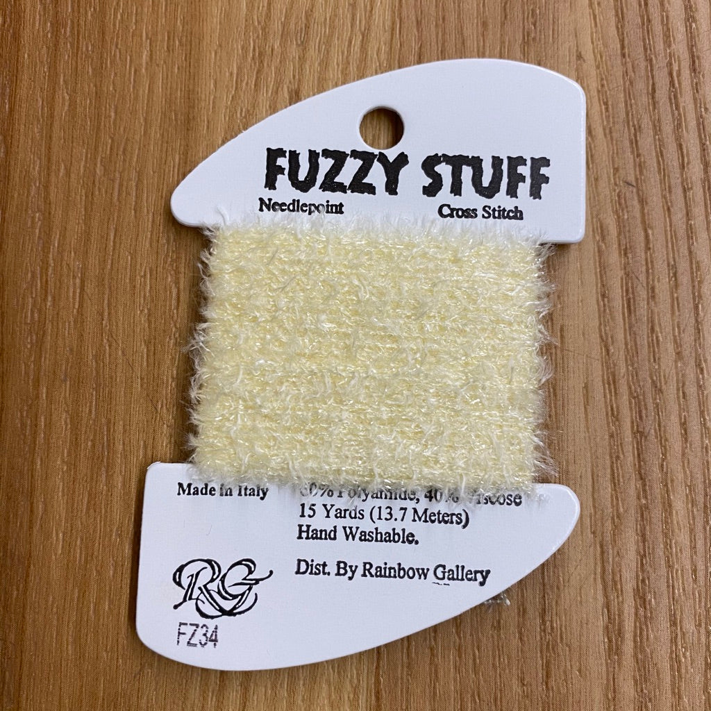Fuzzy Stuff FZ34 Pale Yellow - KC Needlepoint