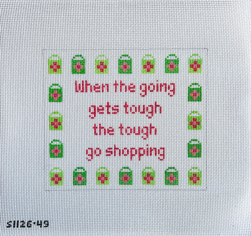 When the Going Gets Tough... Canvas - KC Needlepoint
