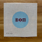Beta Theta Pi 4" Round Canvas - KC Needlepoint