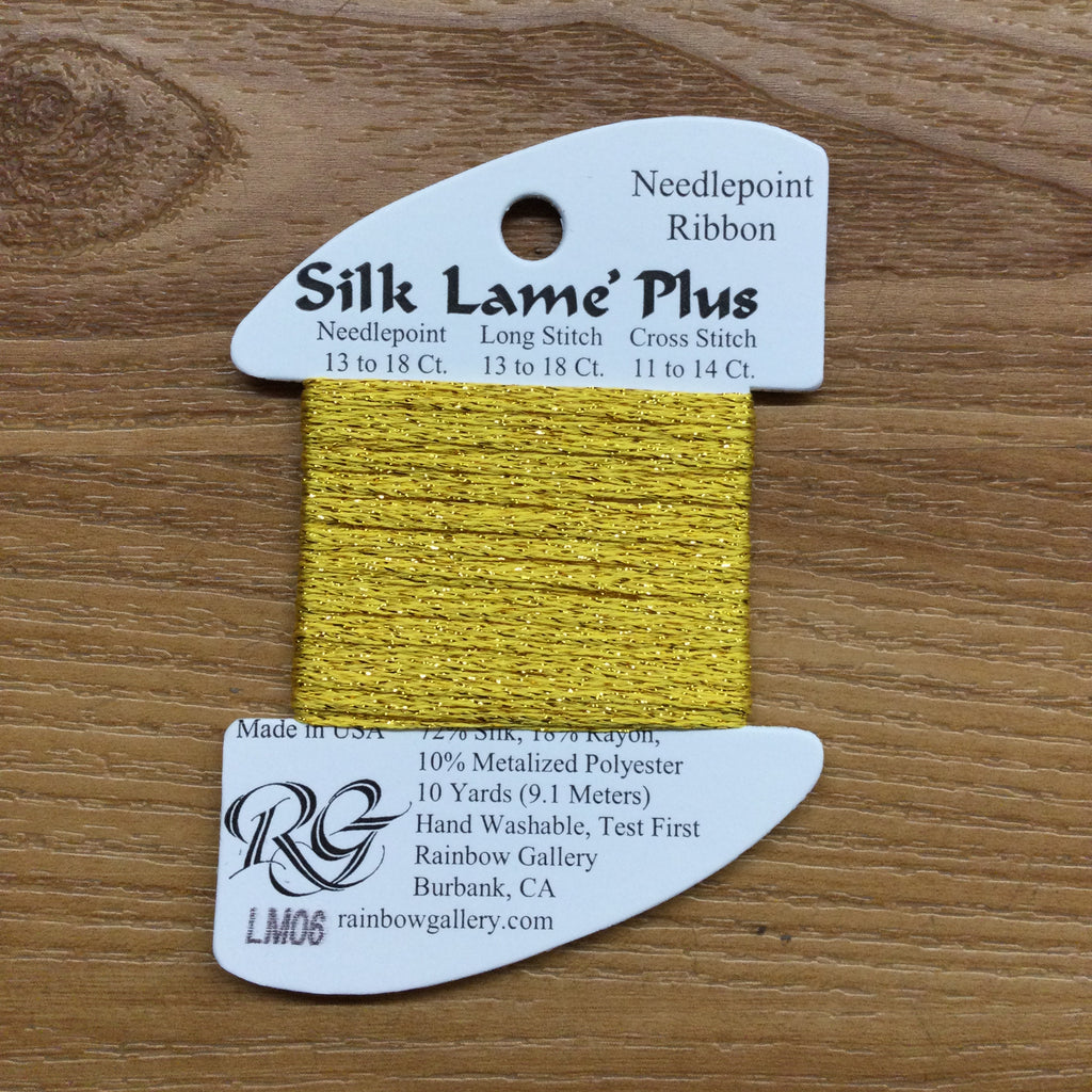 Silk Lamé Braid Plus LM06 Gold - KC Needlepoint