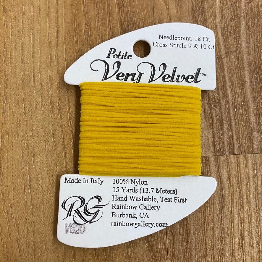 Petite Very Velvet V620 Yellow - KC Needlepoint