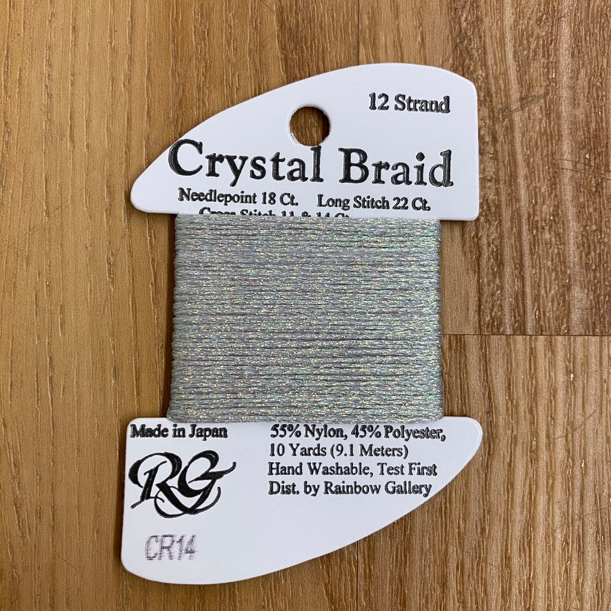 Crystal Braid CR14 Silver Pearl - KC Needlepoint