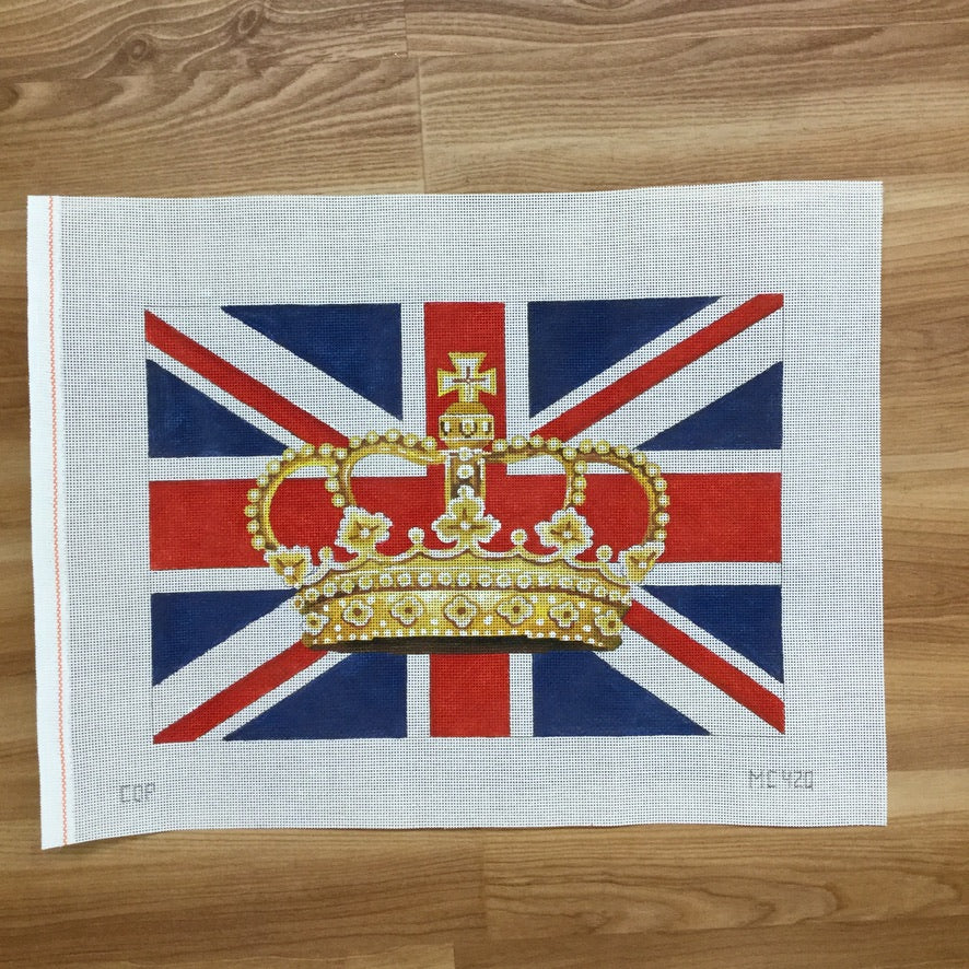 British Flag Canvas - needlepoint