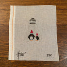 Penguins Light Bulb Canvas - needlepoint