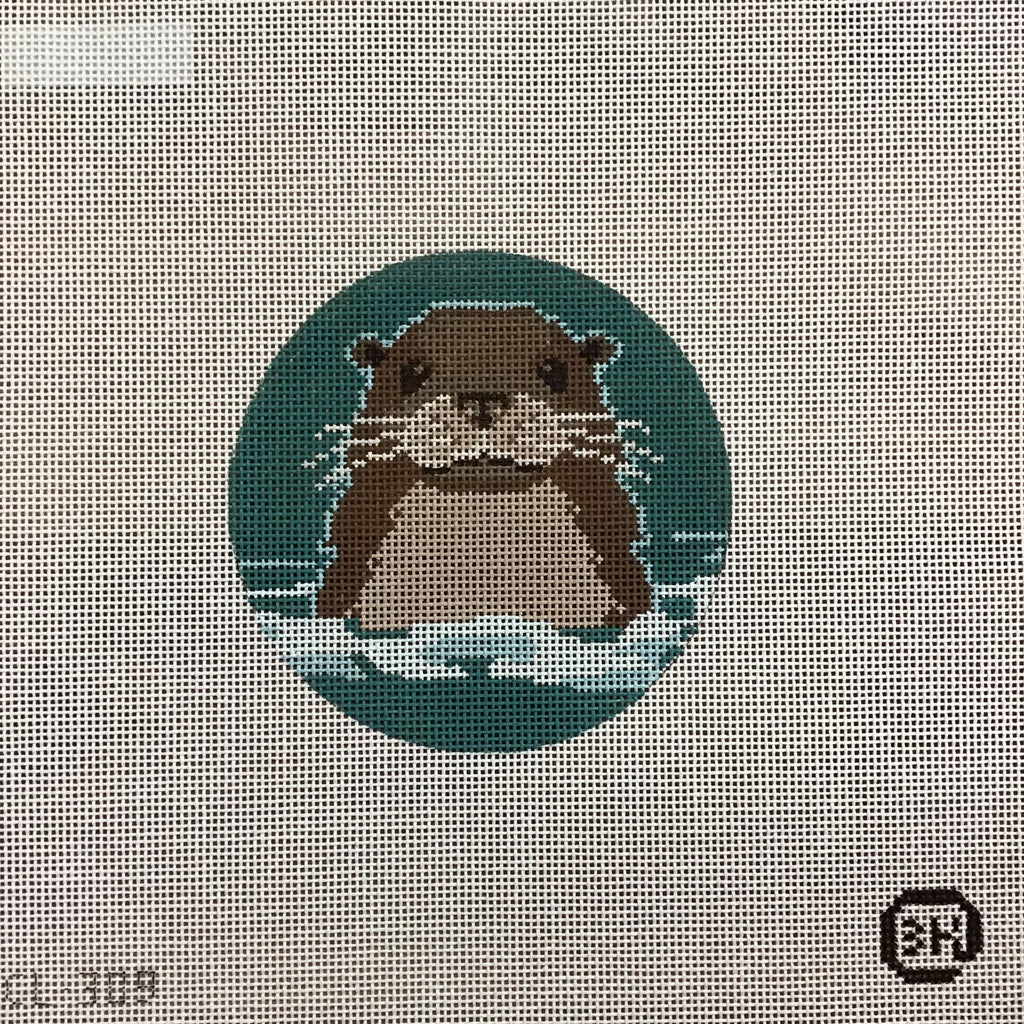 Otter Canvas - KC Needlepoint