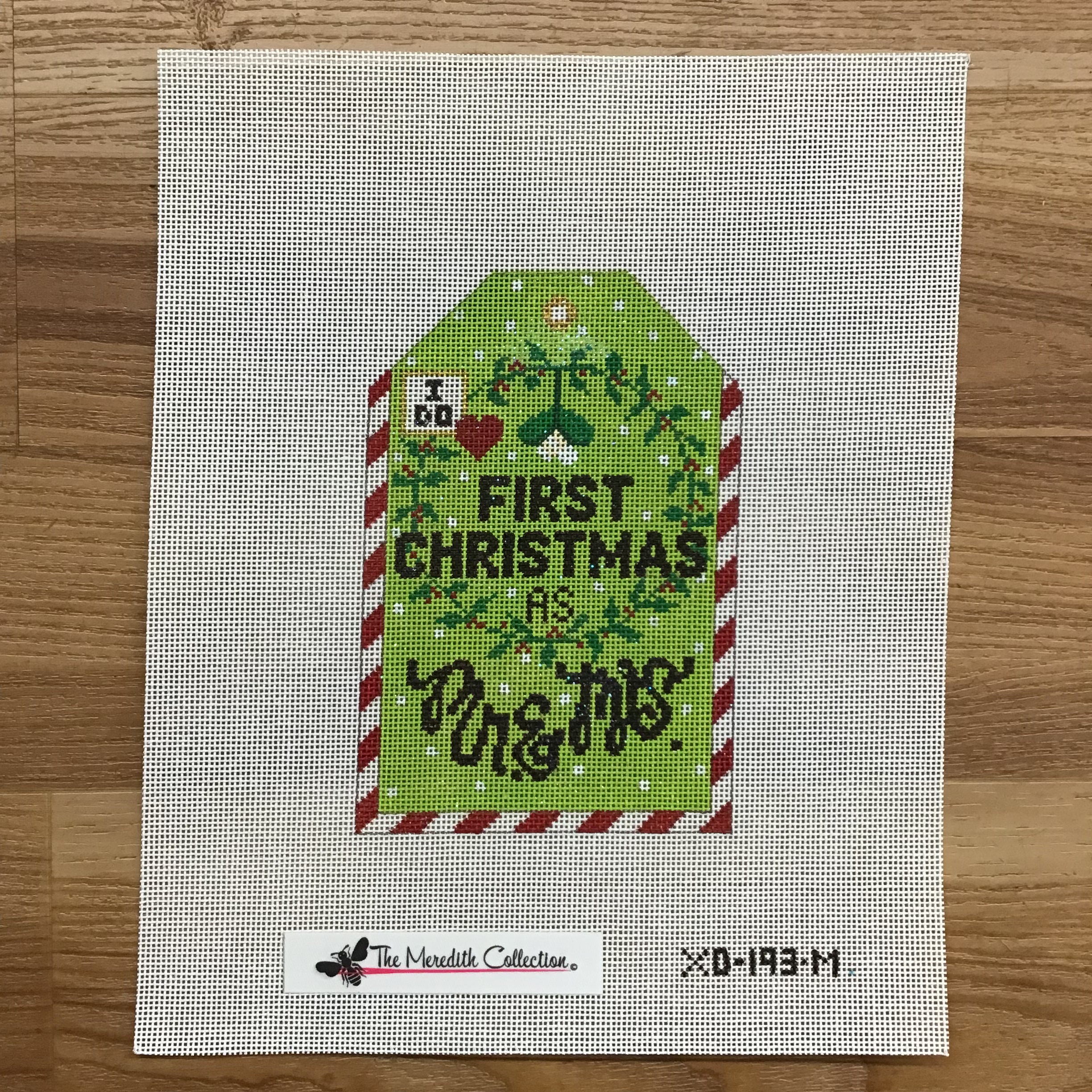 1st Stitch Beginning Kits - Bauble hand-painted needlepoint stitching  canvas, Needlepoint Canvases & Threads