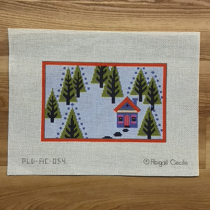Woodland Home in Spring Canvas - KC Needlepoint