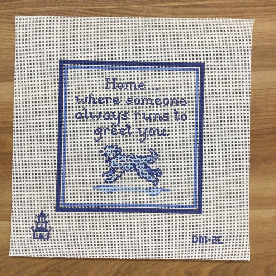 Home is Where... Doodle Canvas - KC Needlepoint