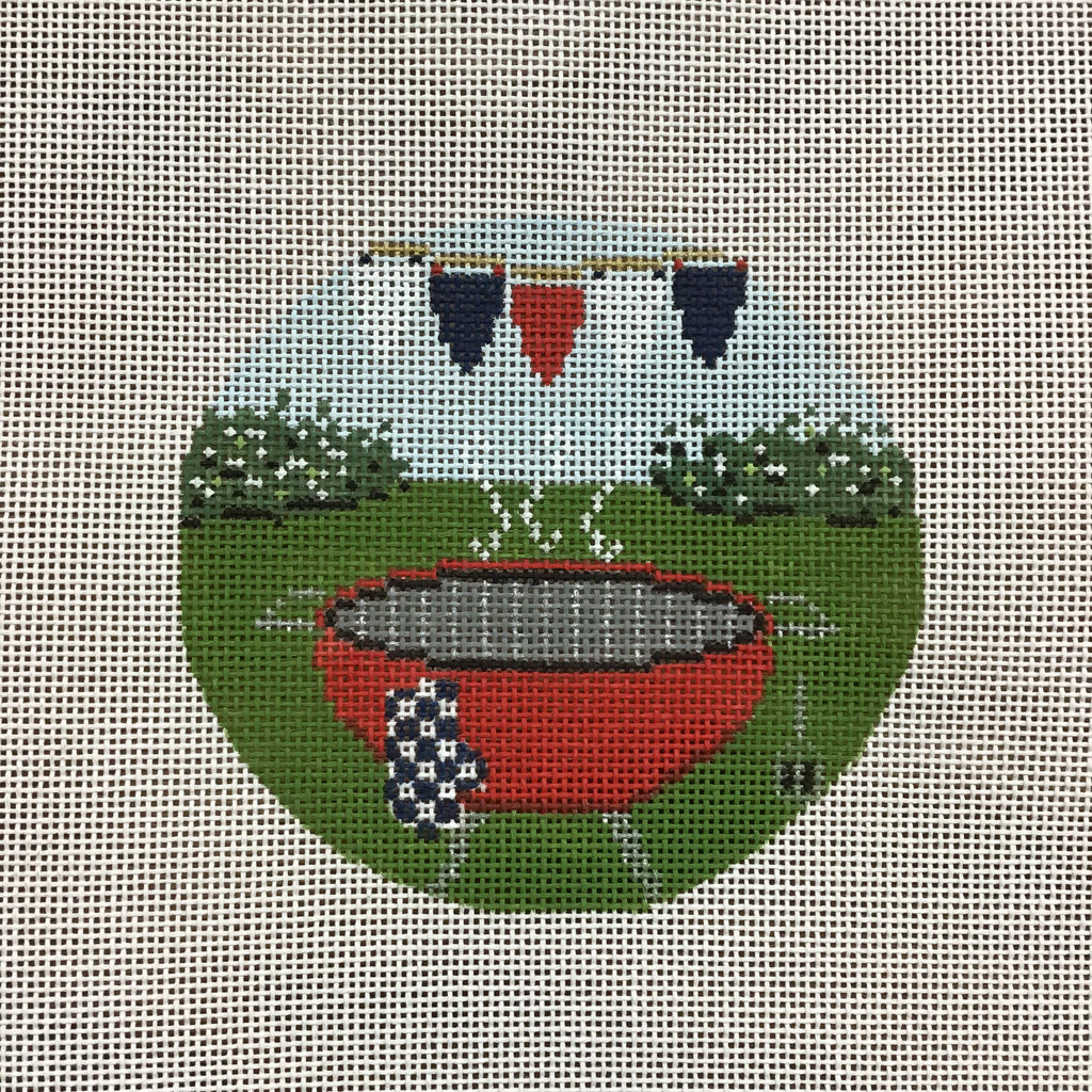 4th of July Grill Canvas - KC Needlepoint