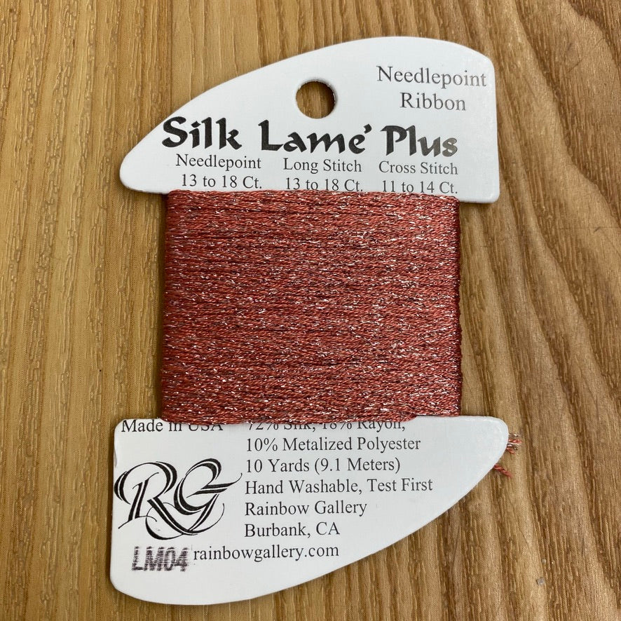 Silk Lamé Braid Plus LM04 Antique Rose - KC Needlepoint