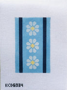 Daisy Eyeglass Case Canvas - KC Needlepoint