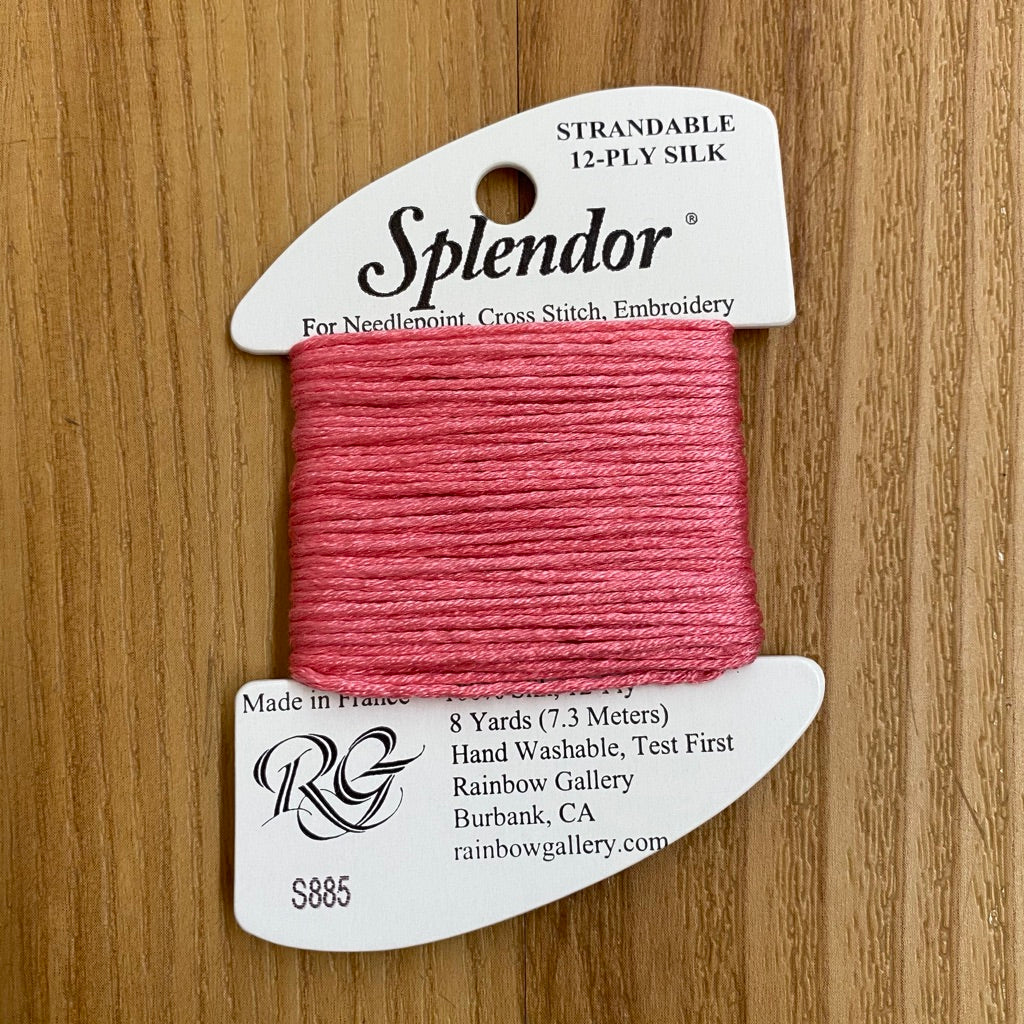 Splendor S885 Dark Rose Pink - KC Needlepoint