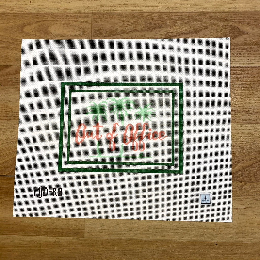 Out of Office Canvas - KC Needlepoint