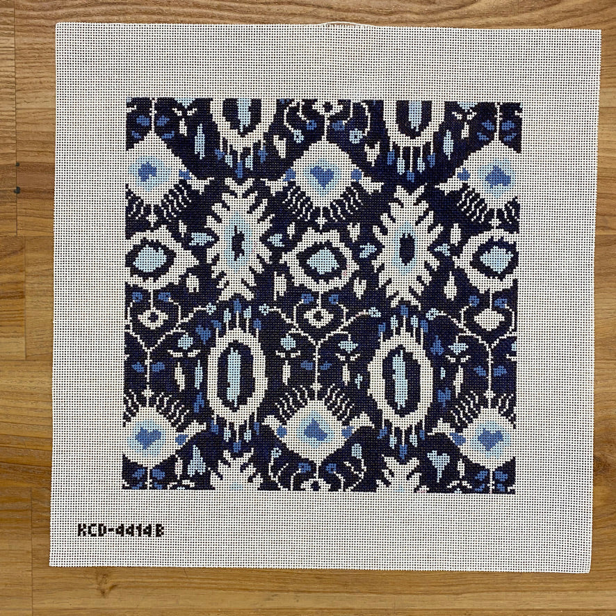 Ikat Pillow Canvas - KC Needlepoint