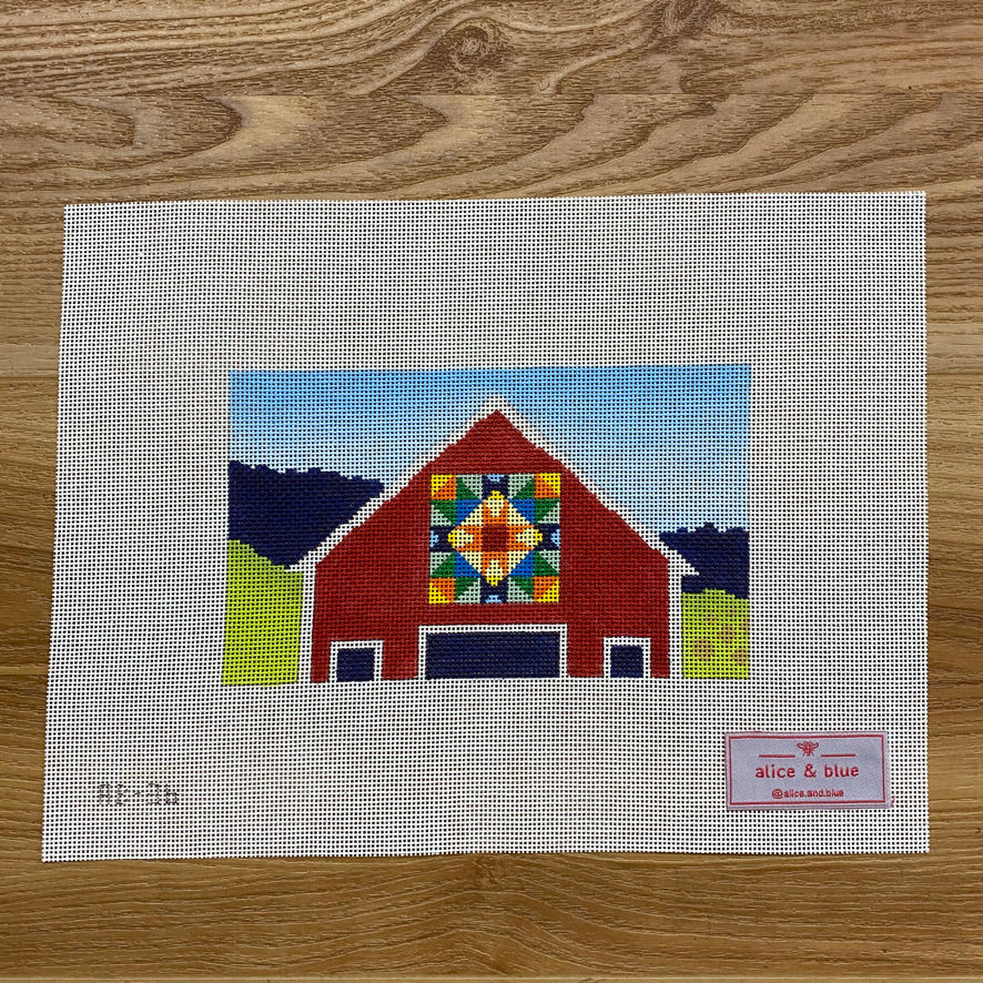 Quilted Barn Canvas - KC Needlepoint