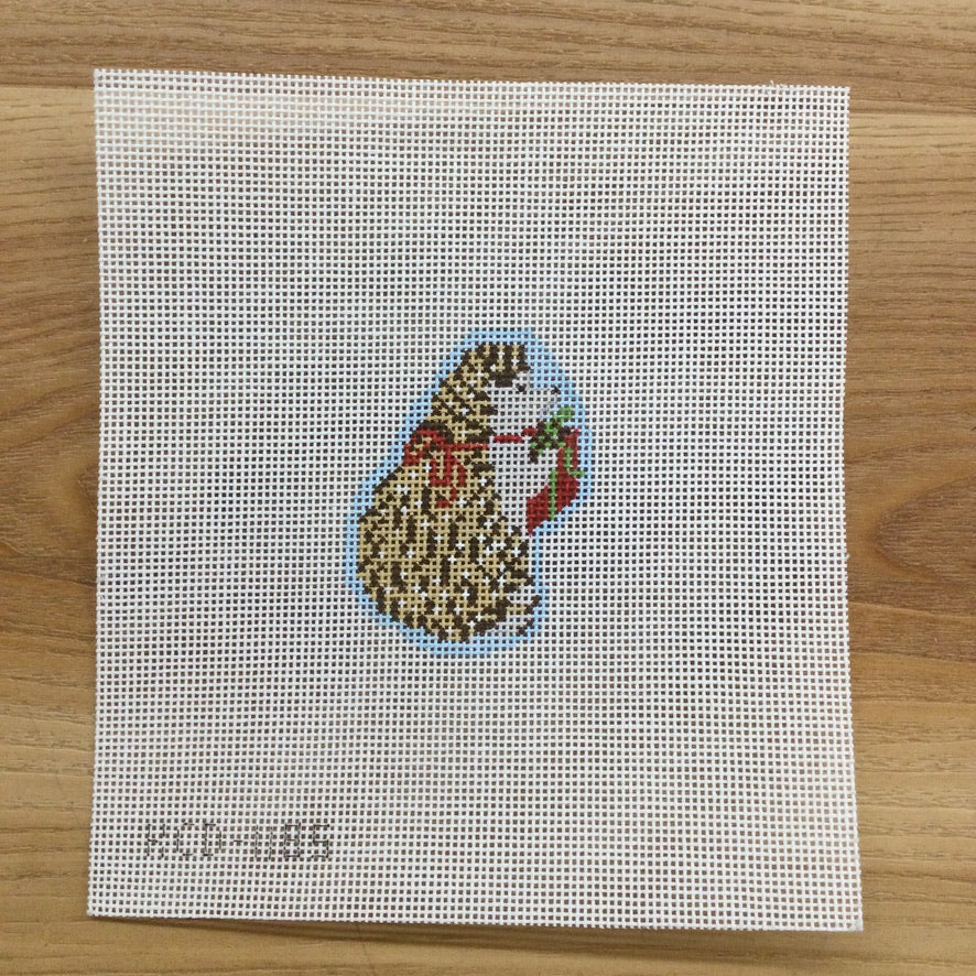 Hedgehog Ornament Canvas - KC Needlepoint