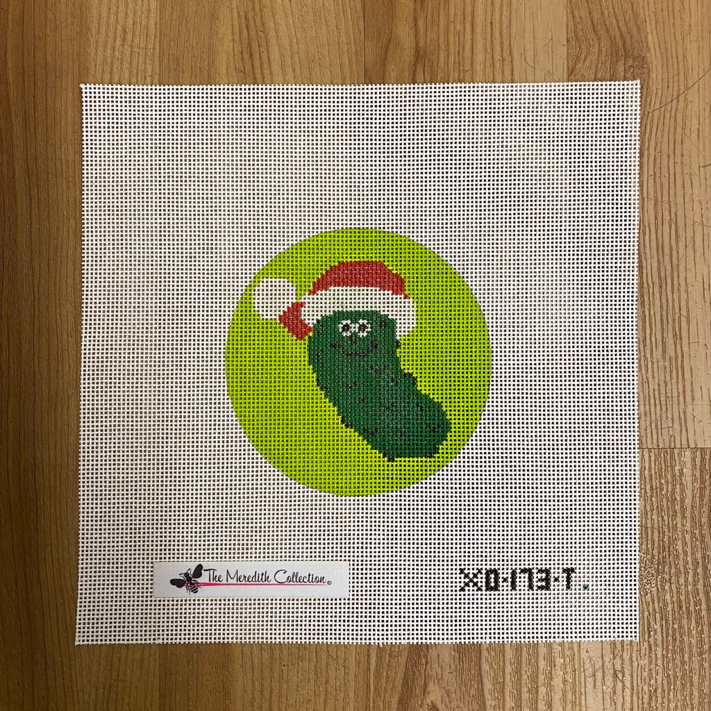 Pickle Traditions Canvas - KC Needlepoint