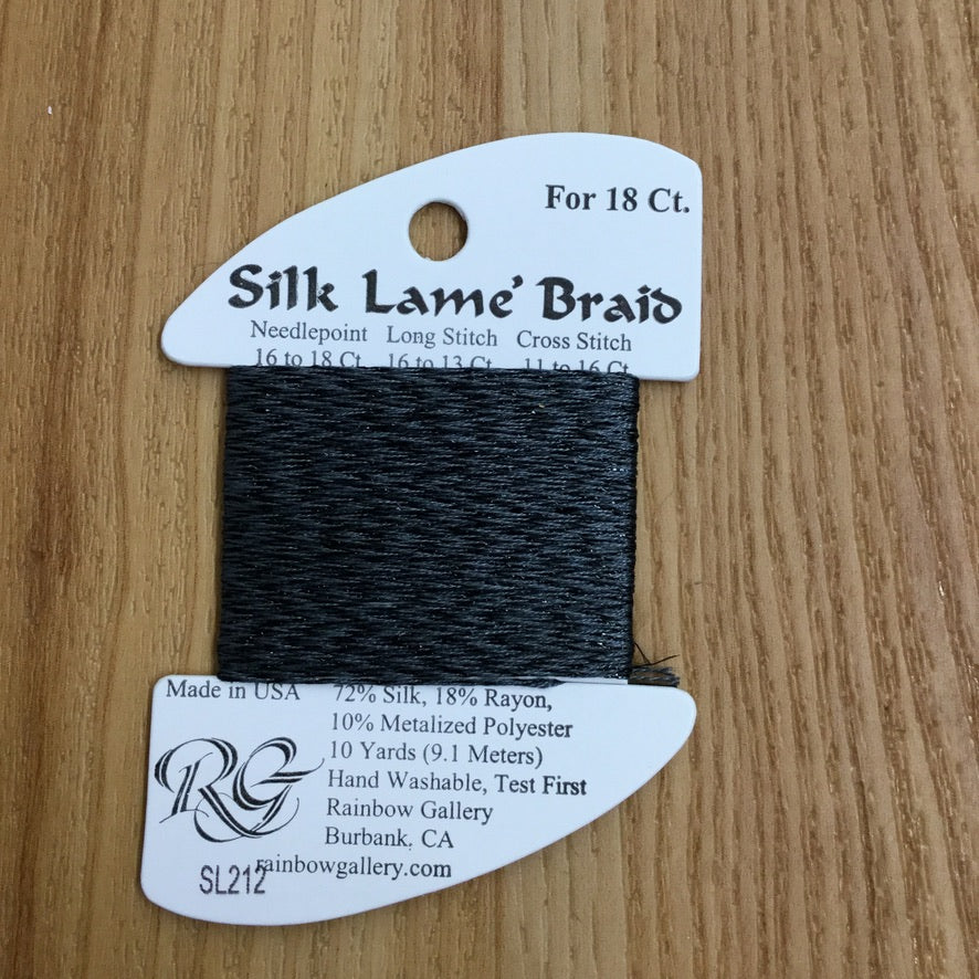 Silk Lamé Braid SL212 Castlerock - needlepoint