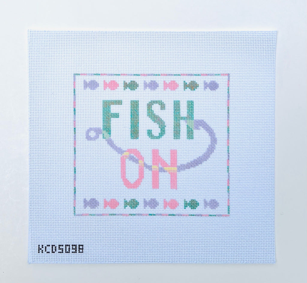 Fish On Canvas - KC Needlepoint