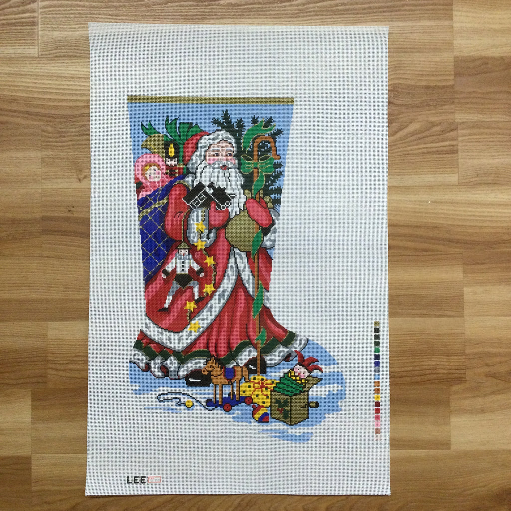 Kris Kringle Stocking Canvas - KC Needlepoint