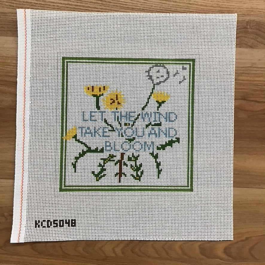 Let the Wind Take You and Bloom Canvas - KC Needlepoint