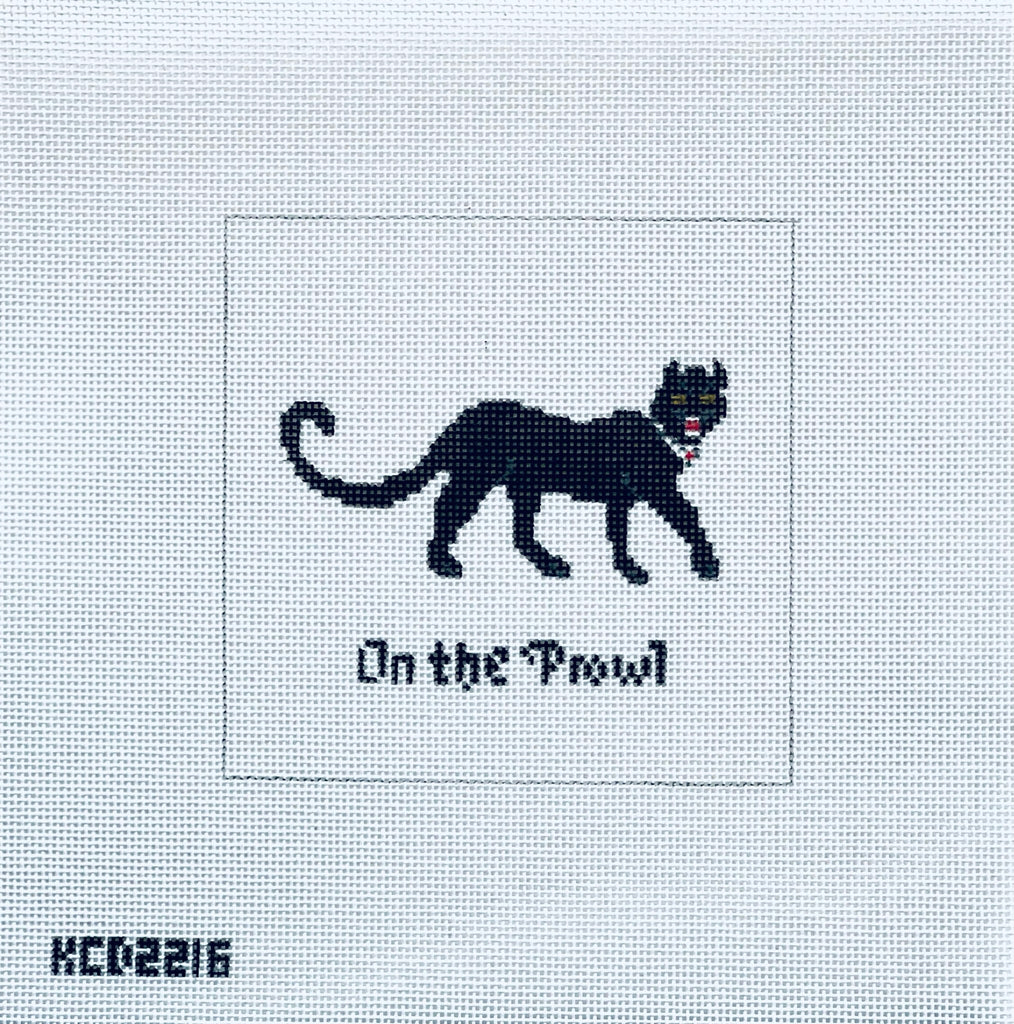 On the Prowl Canvas - KC Needlepoint