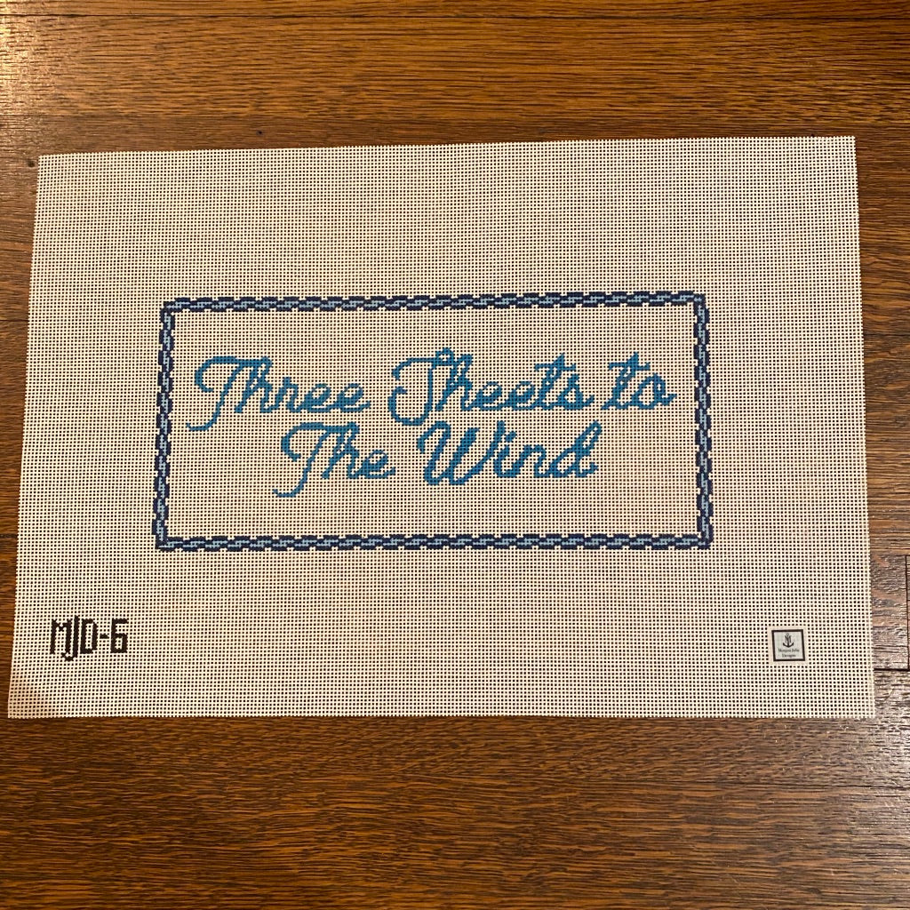 Three Sheets to the Wind Canvas - KC Needlepoint