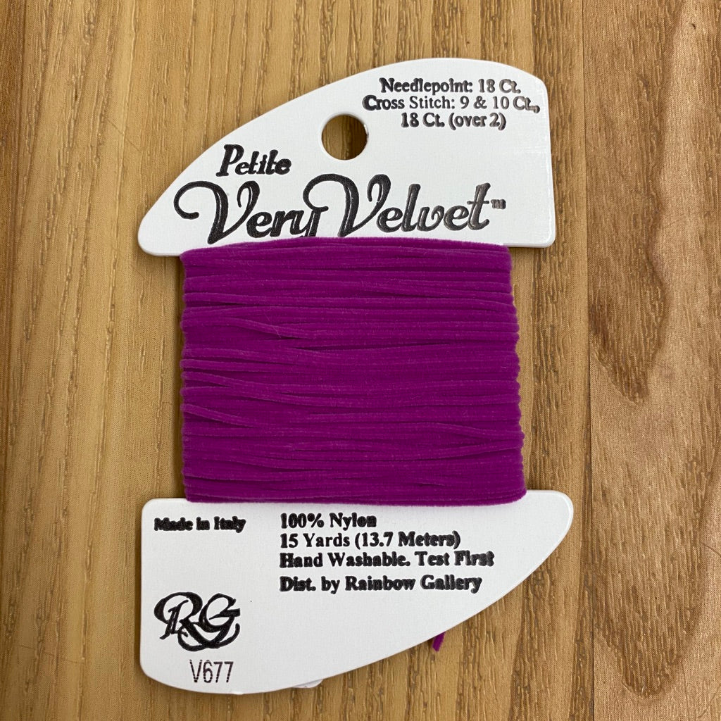 Petite Very Velvet V677 Dark Fuchsia - KC Needlepoint