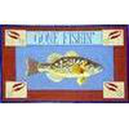 Gone Fishing Bass Canvas - KC Needlepoint