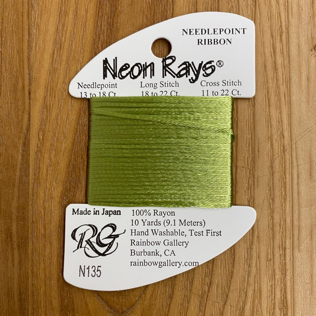 Neon Rays N135 Chartreuse - KC Needlepoint